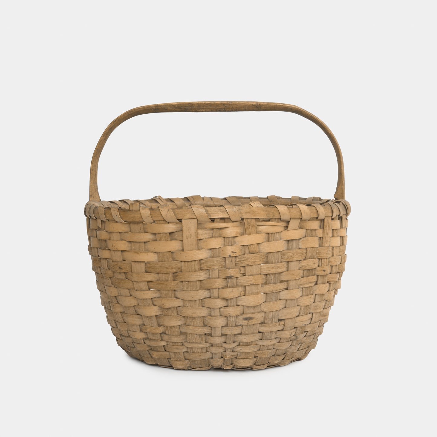 Antique Woven Egg Basket