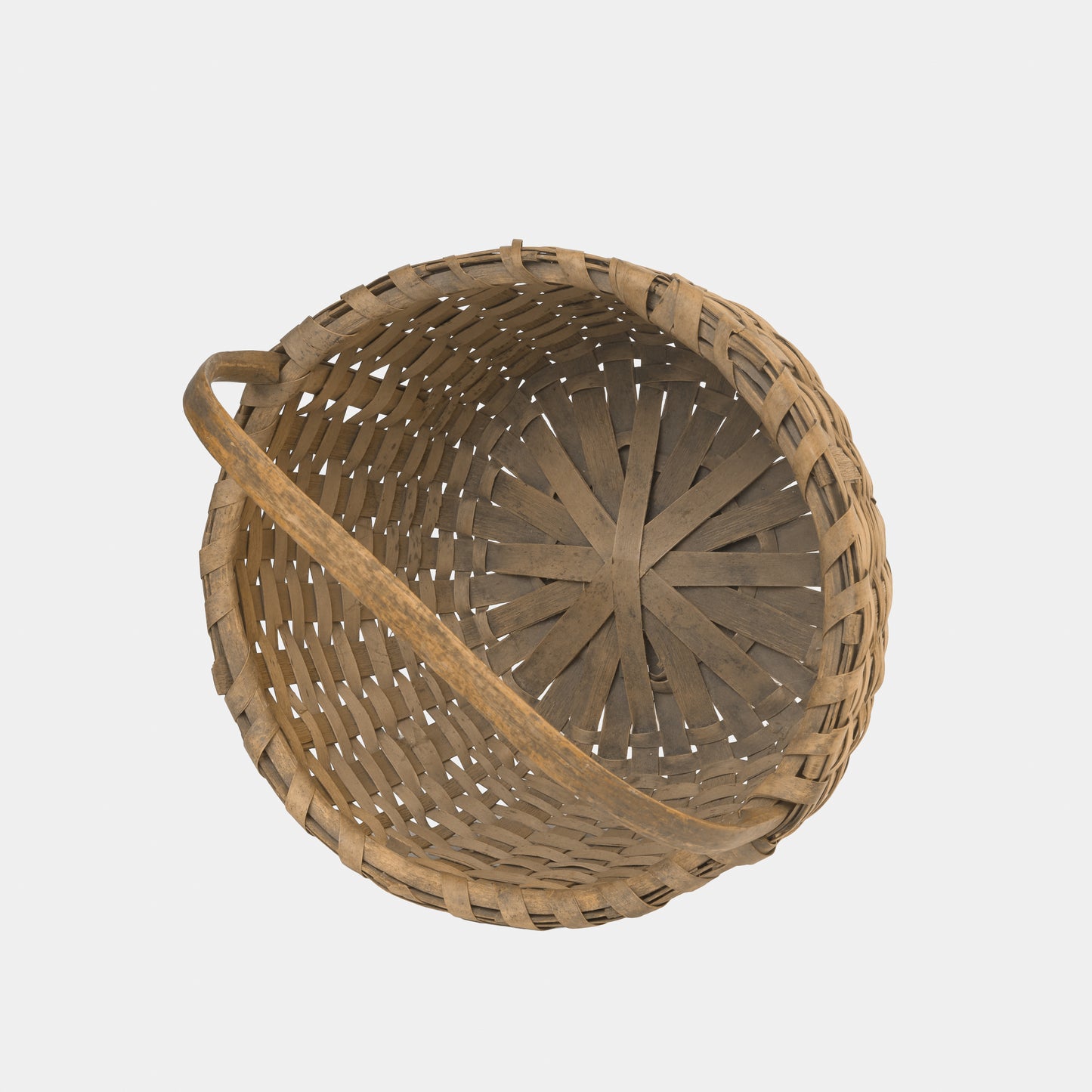 Antique Woven Egg Basket