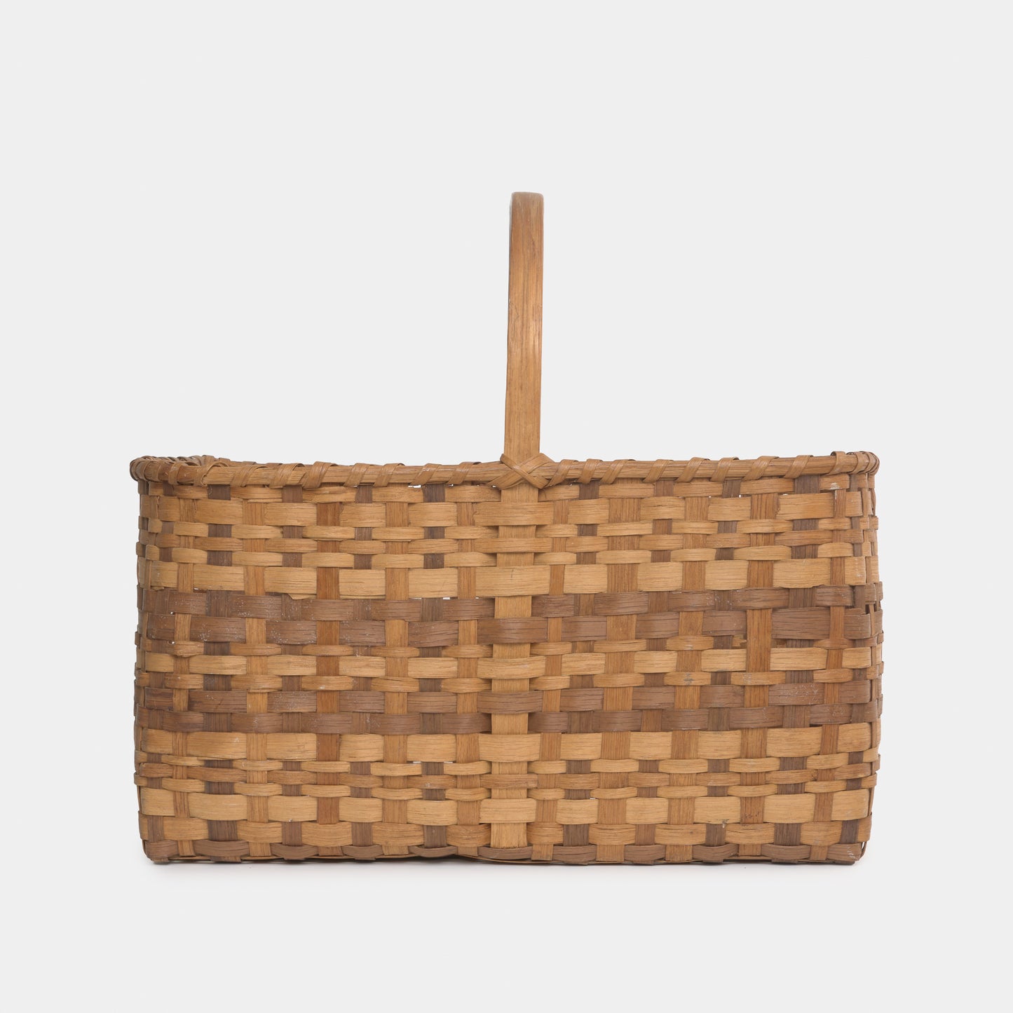 Antique Woven Gathering Basket