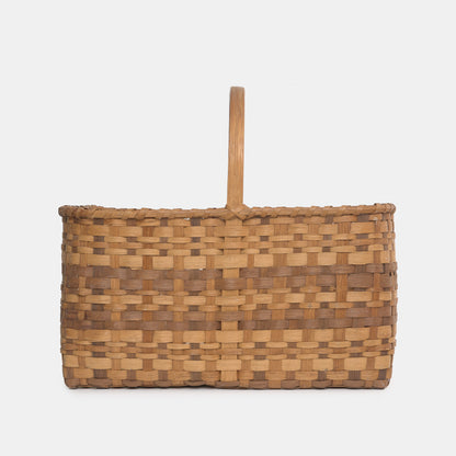 Antique Woven Gathering Basket
