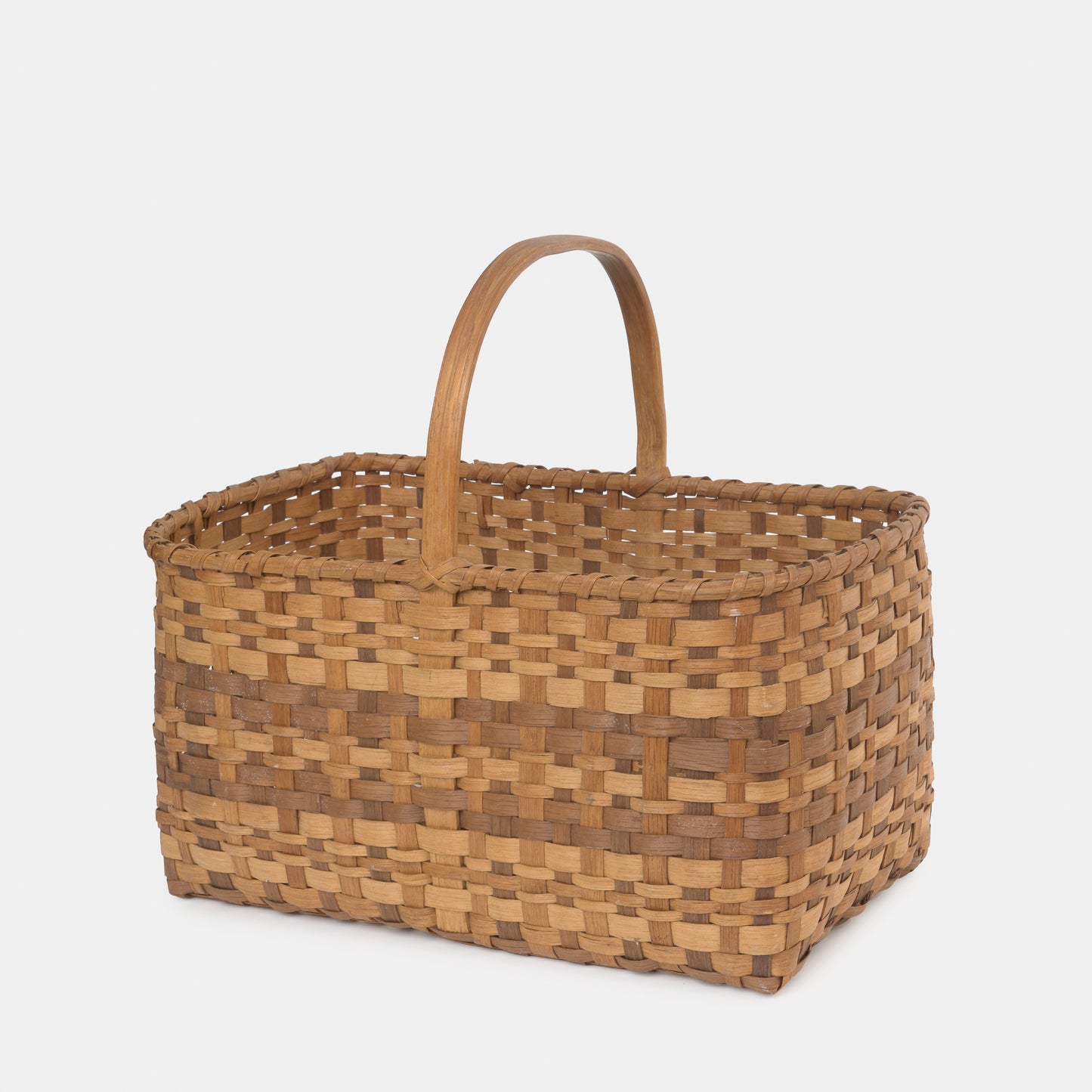 Antique Woven Gathering Basket