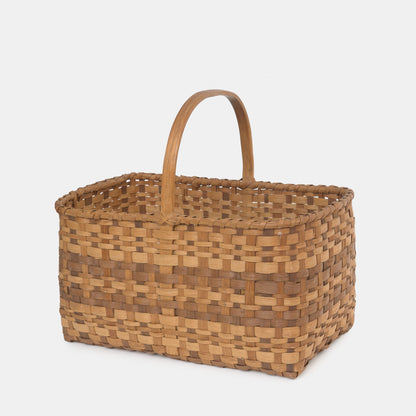 Antique Woven Gathering Basket