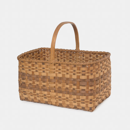 Antique Woven Gathering Basket