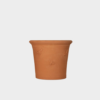 English Terracotta Embossed Bee Pots