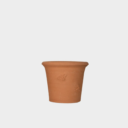 English Terracotta Embossed Bee Pots