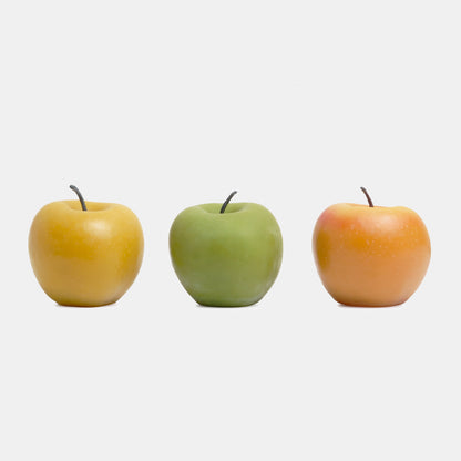 Beeswax Apple Candle