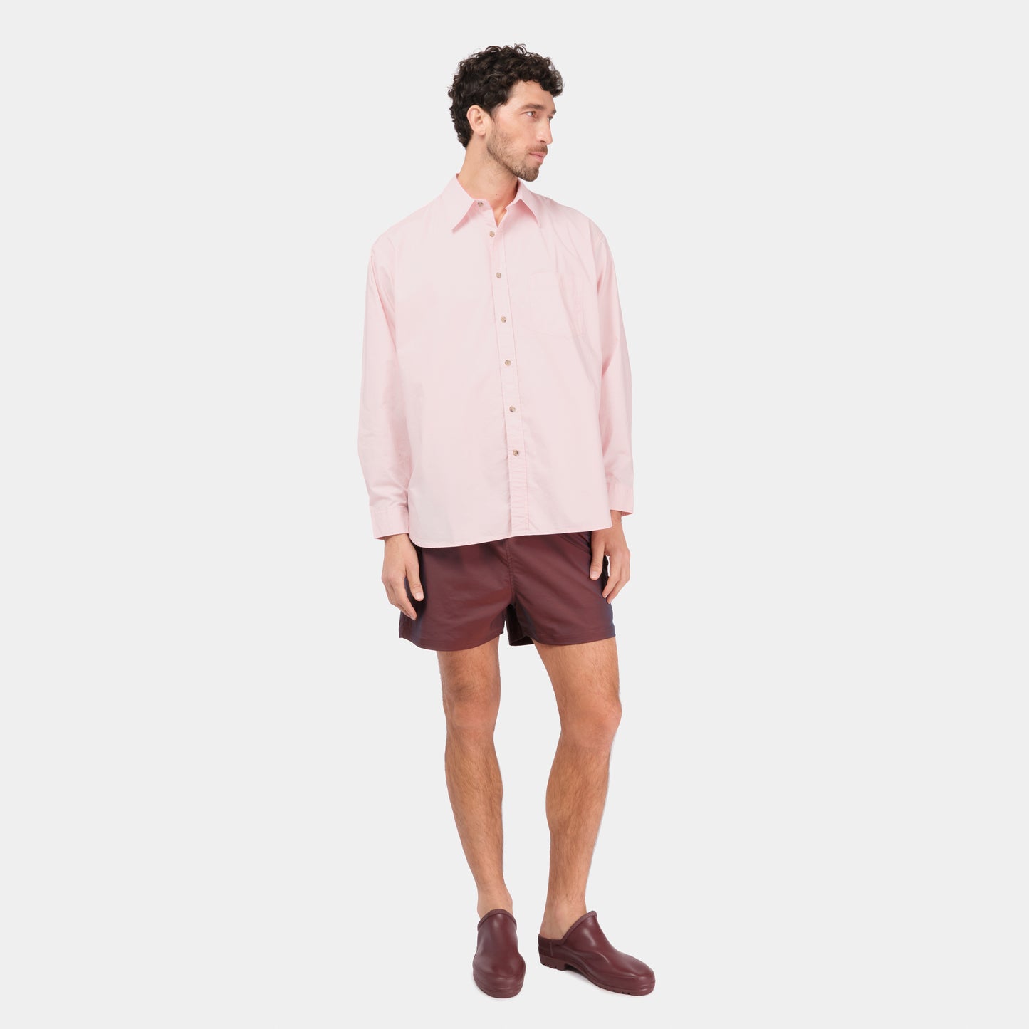 Iridescent Sport Short in Beetle