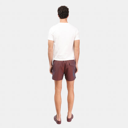 Iridescent Sport Short in Beetle