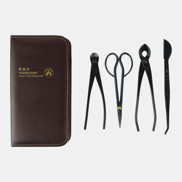 Kaneshin Japanese Beginners Bonsai Tool Set - 4 Piece – Gardenheir