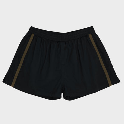 Le Laboureur French Cotton Easy Short in Black