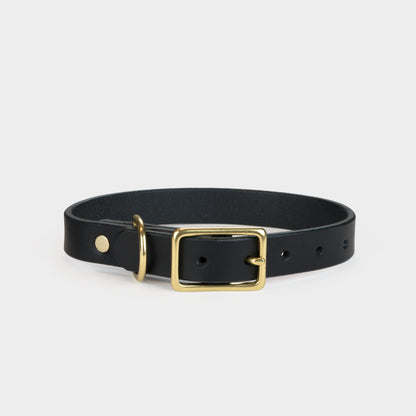 Handmade Italian Leather Dog Collar