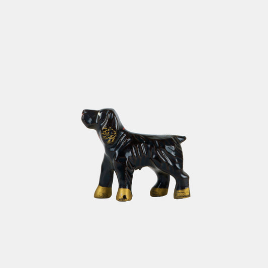 Vintage Porcelain Spaniel, Japan