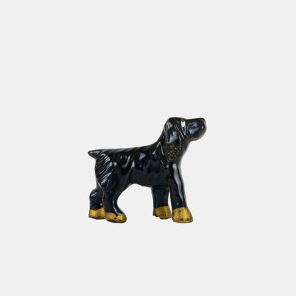 Vintage Porcelain Spaniel, Japan