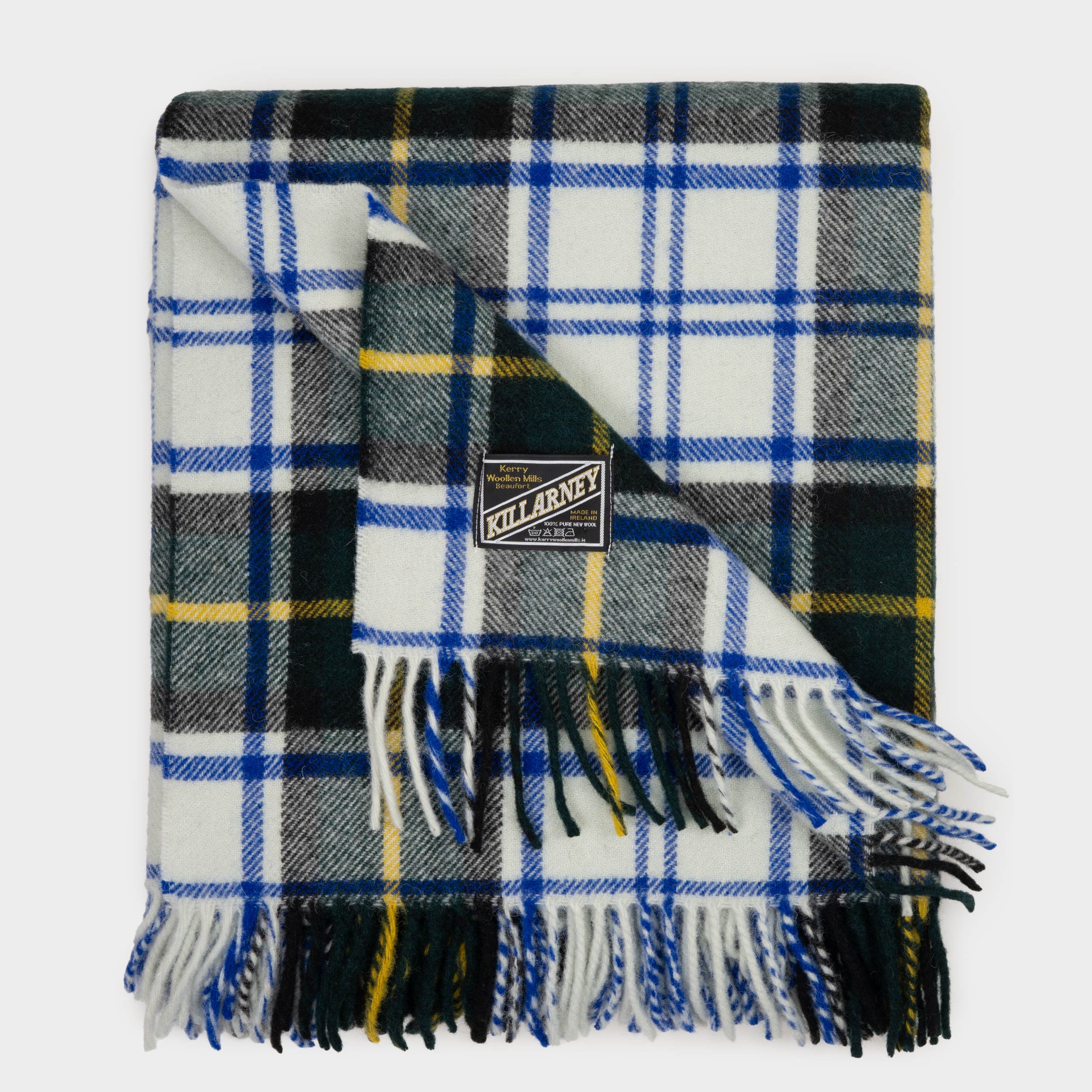 Killarney Highland Tartan Wool Throw - Thumbnail 2