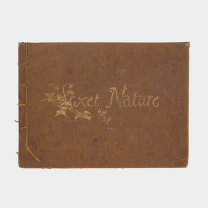 Antique "Sweet Nature" Book of Poems, 1800s