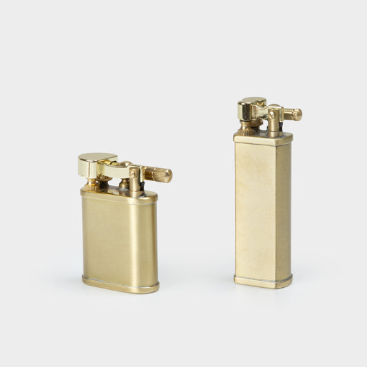 Tsubota Pearl Japanese Lighter in Brass