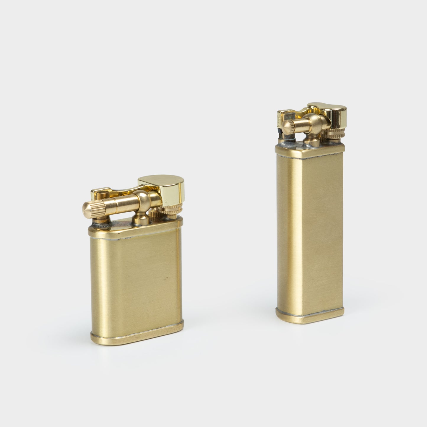 Tsubota Pearl Japanese Lighter in Brass