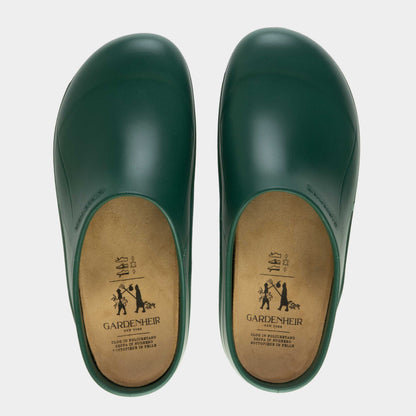 Italian Garden Clogs in British Green
