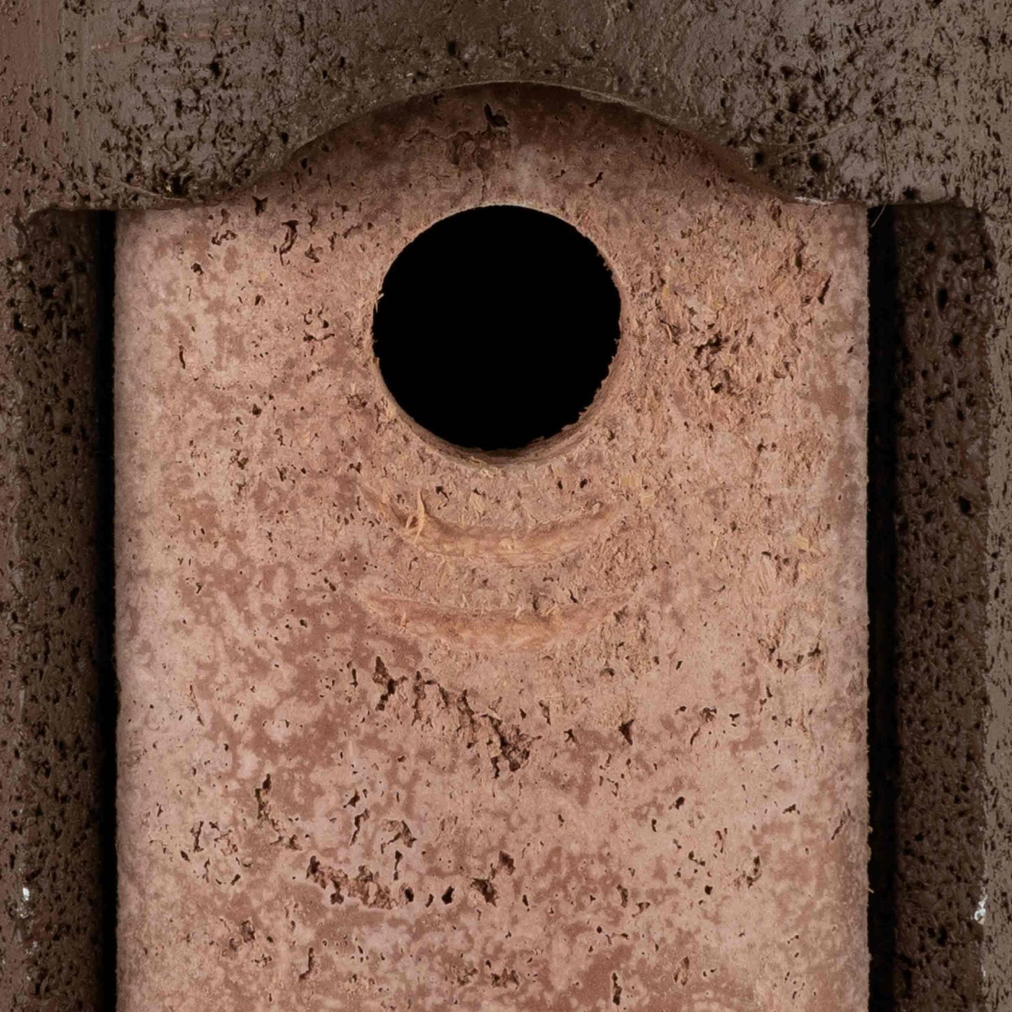 Brutalist Birdhouse- Cylinder 1.25" Entrance
