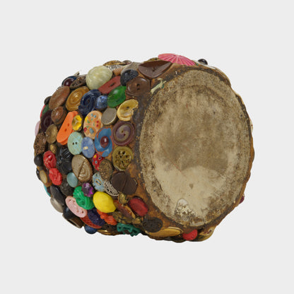 Vintage Memory Jug with Buttons and Baubles