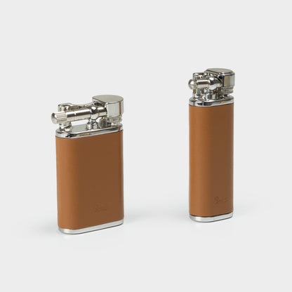 Tsubota Pearl Japanese lighter in Leather