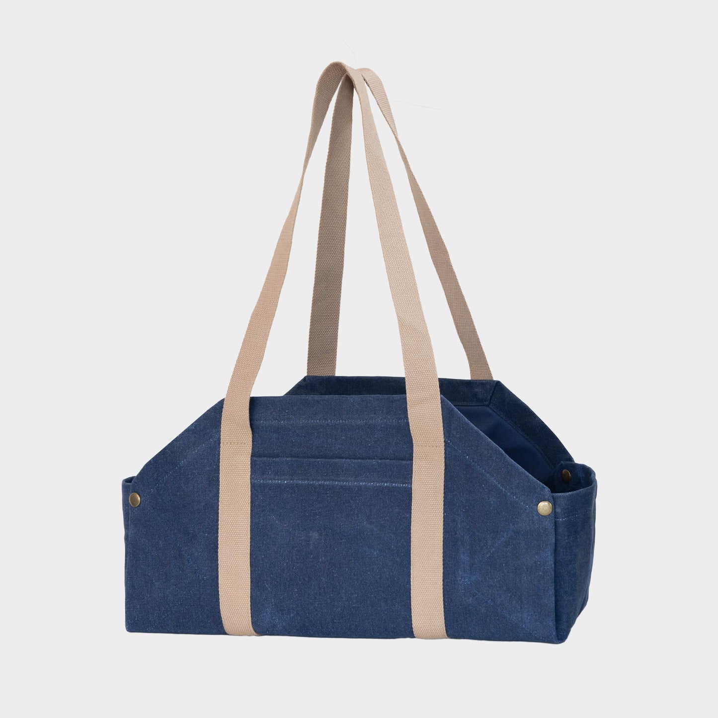 Gardenheir Waxed Denim Origami Harvesting Trug/Tote in Dark Denim
