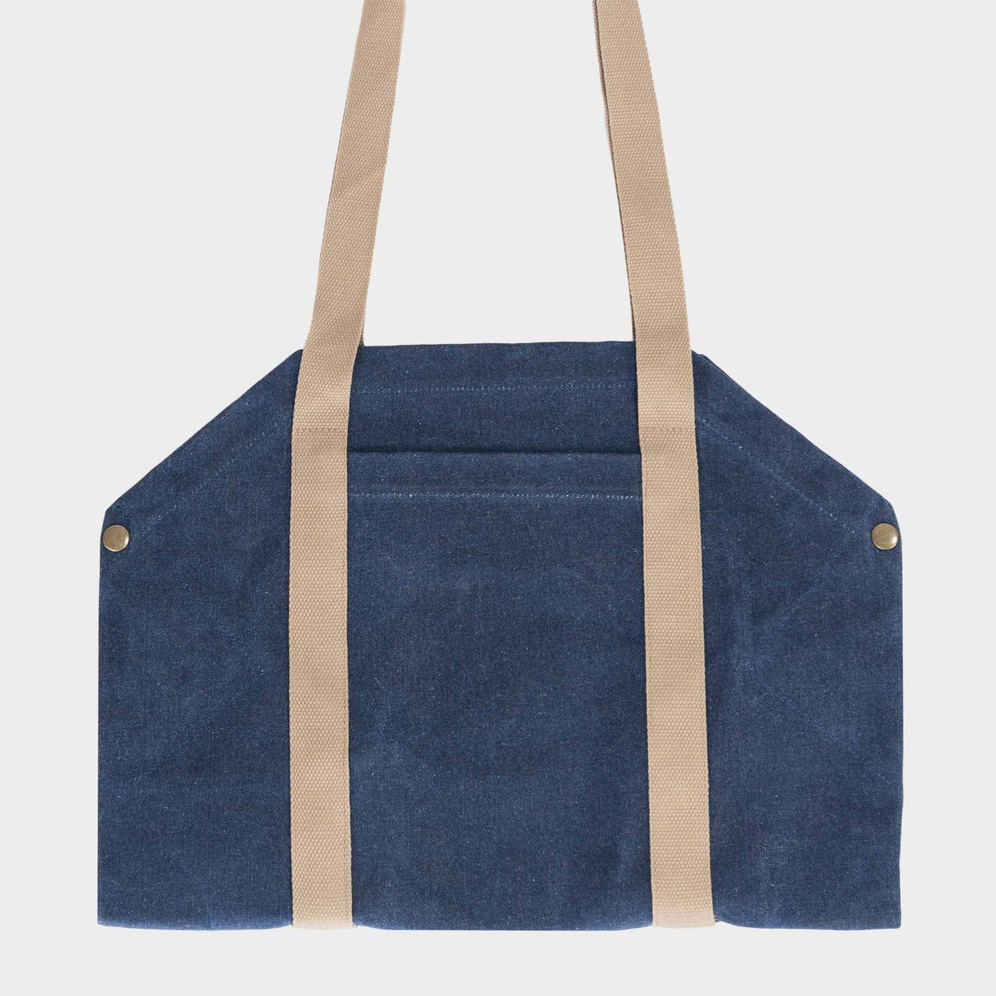 Gardenheir Waxed Denim Origami Harvesting Trug/Tote in Dark Denim