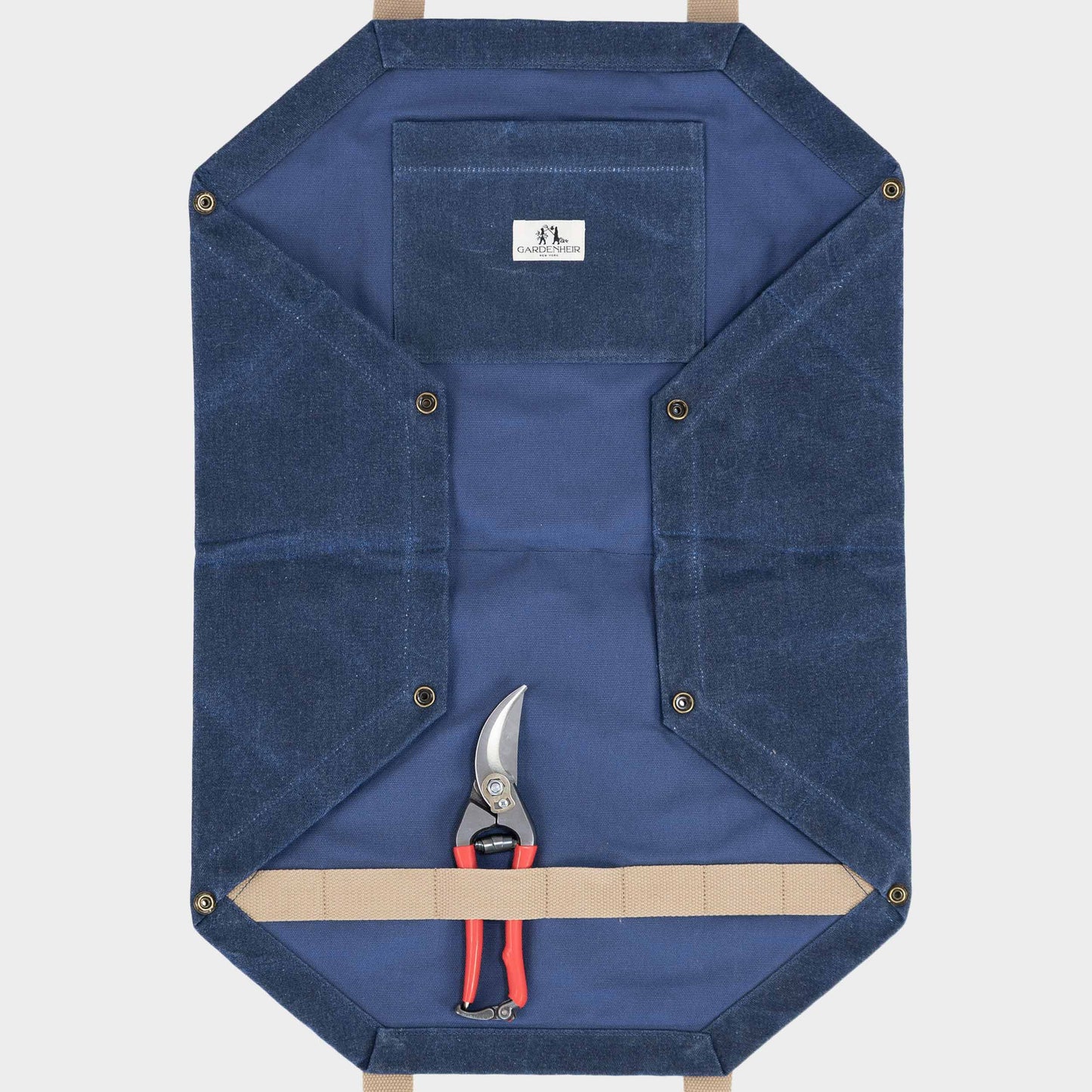 Gardenheir Waxed Denim Origami Harvesting Trug/Tote in Dark Denim