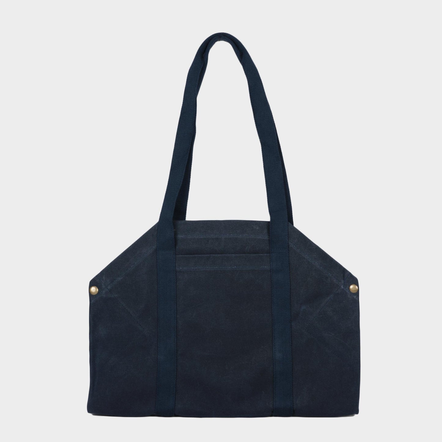 Gardenheir Waxed Canvas Origami Harvesting Trug/Tote in Navy