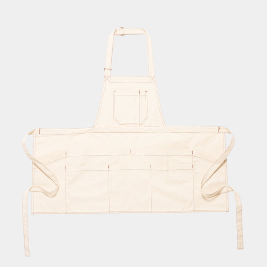 Work Apron in Natural