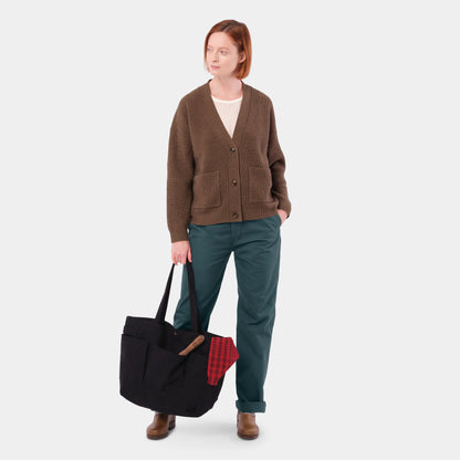 Cashmere Ridge Knit Cardigan