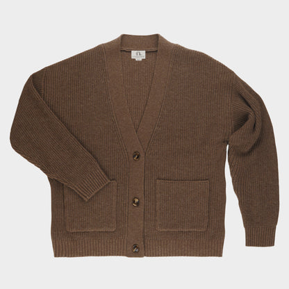 Cashmere Ridge Knit Cardigan