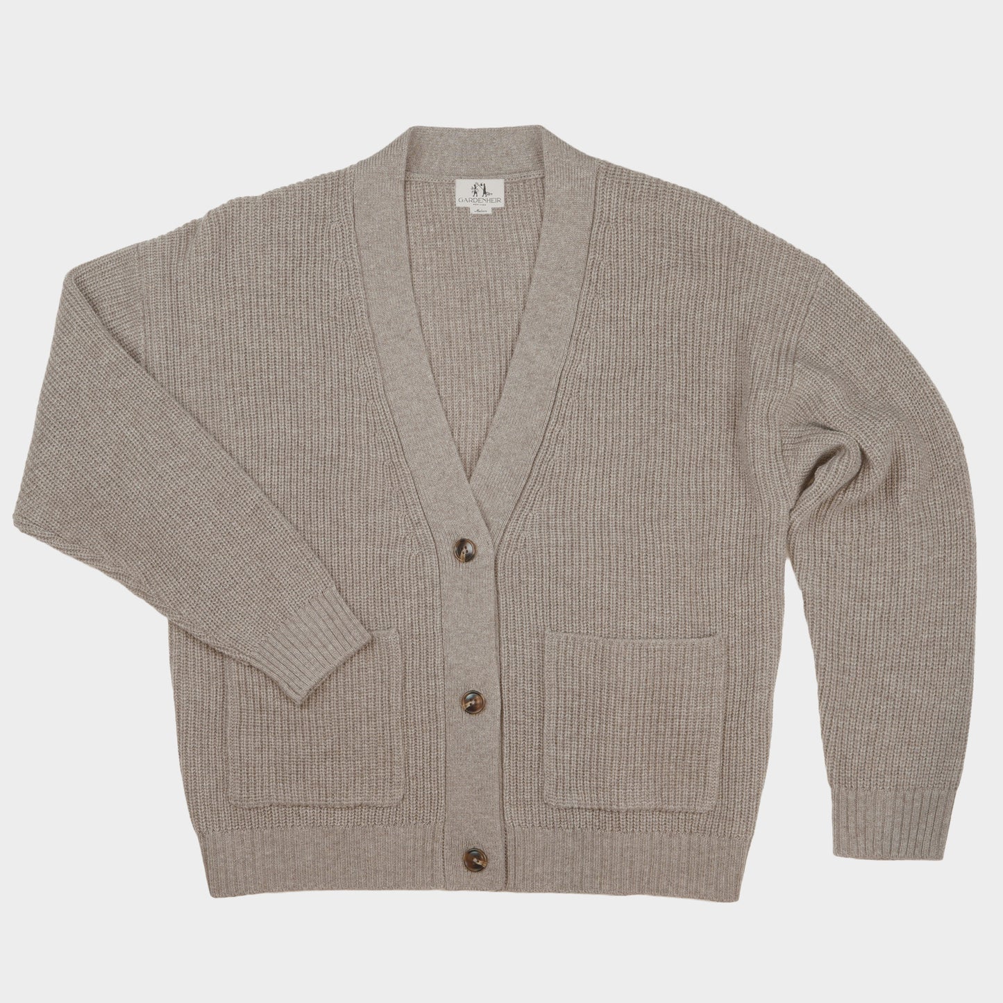 Cashmere Ridge Knit Cardigan