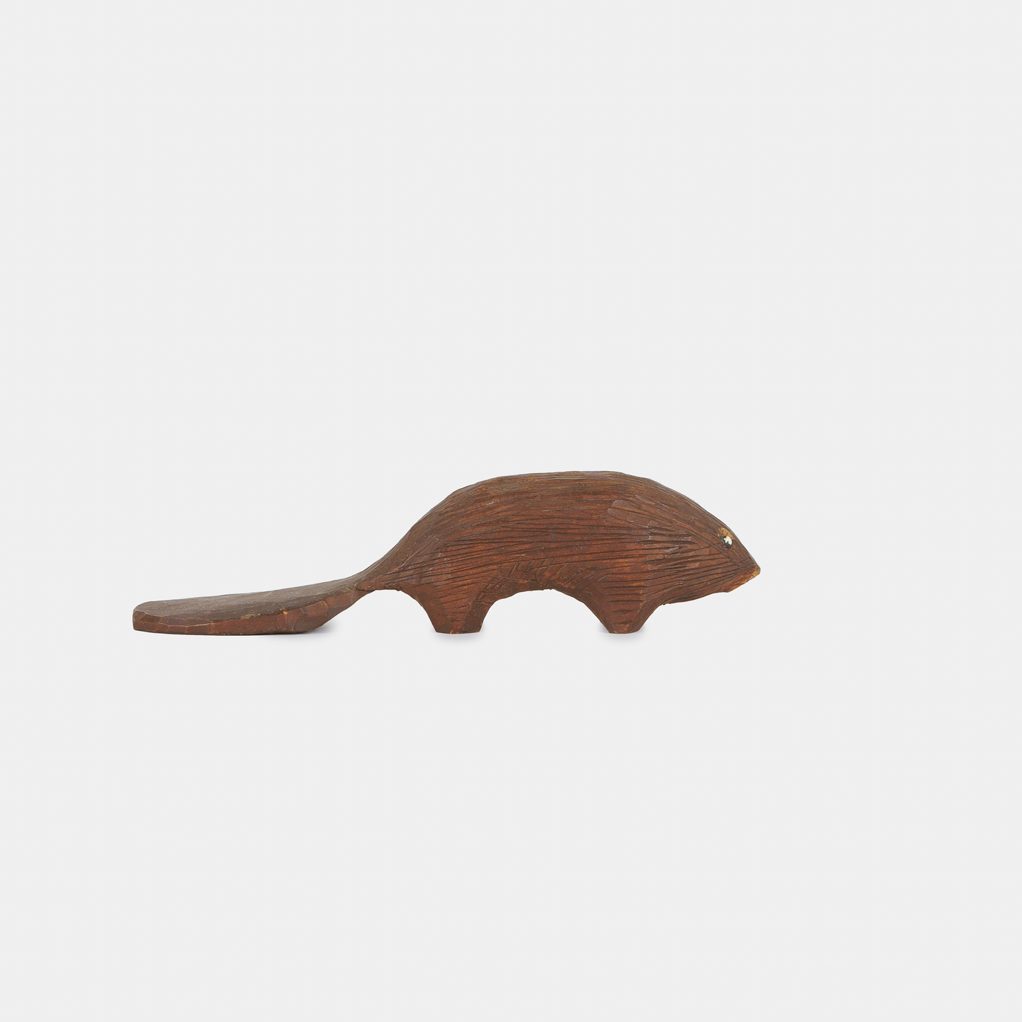 Vintage Wood Carved Beaver