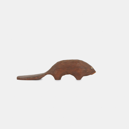 Vintage Wood Carved Beaver
