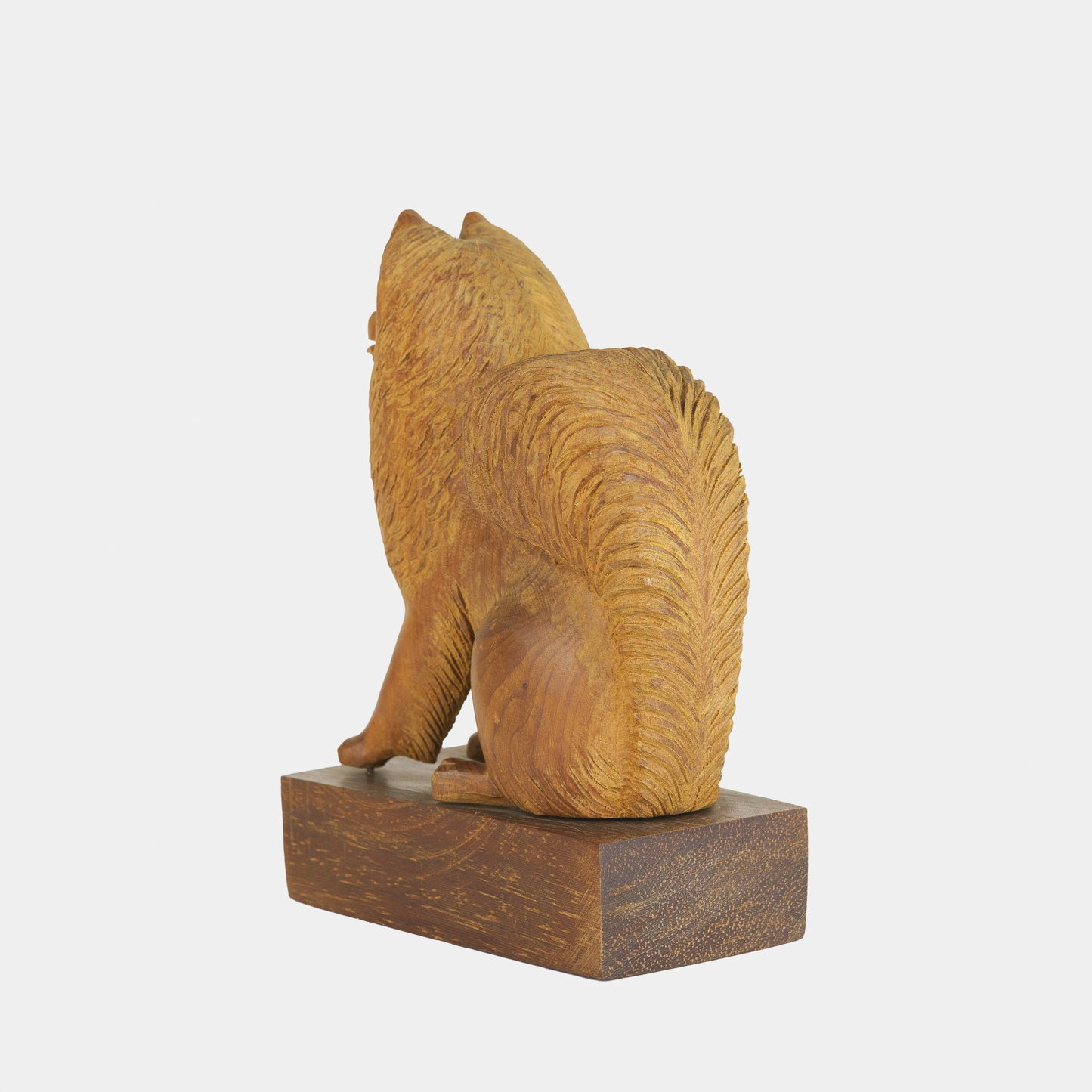 Vintage Carved Dog (Samoyed or Related Spitz Breed)