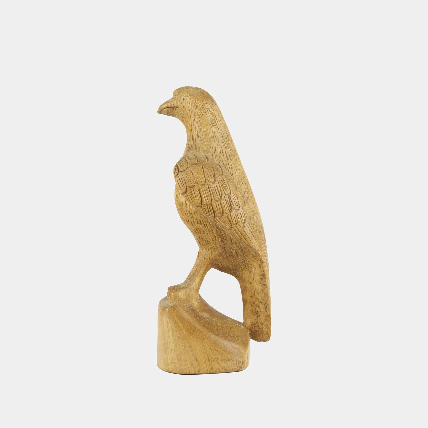 Vintage Wood Carved Raptor