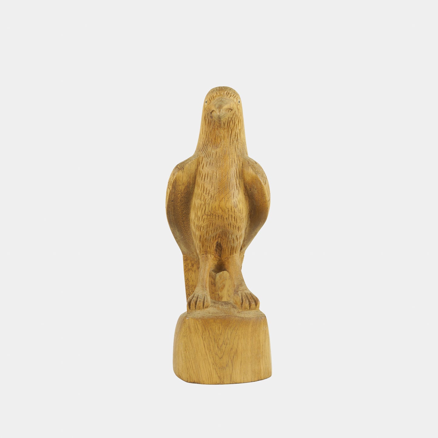 Vintage Wood Carved Raptor