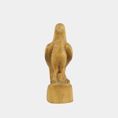 Vintage Wood Carved Raptor