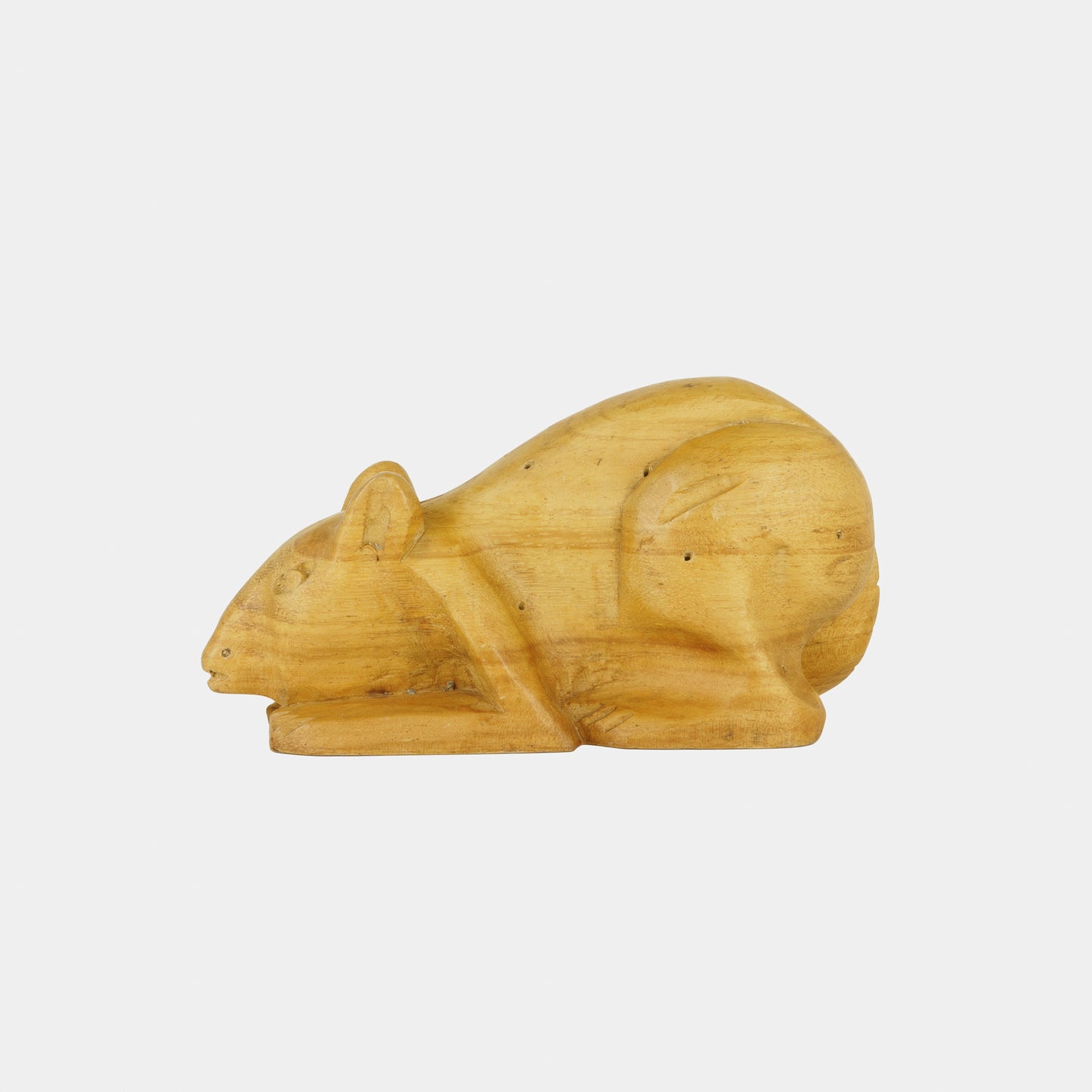 Vintage Folk Carved Mouse