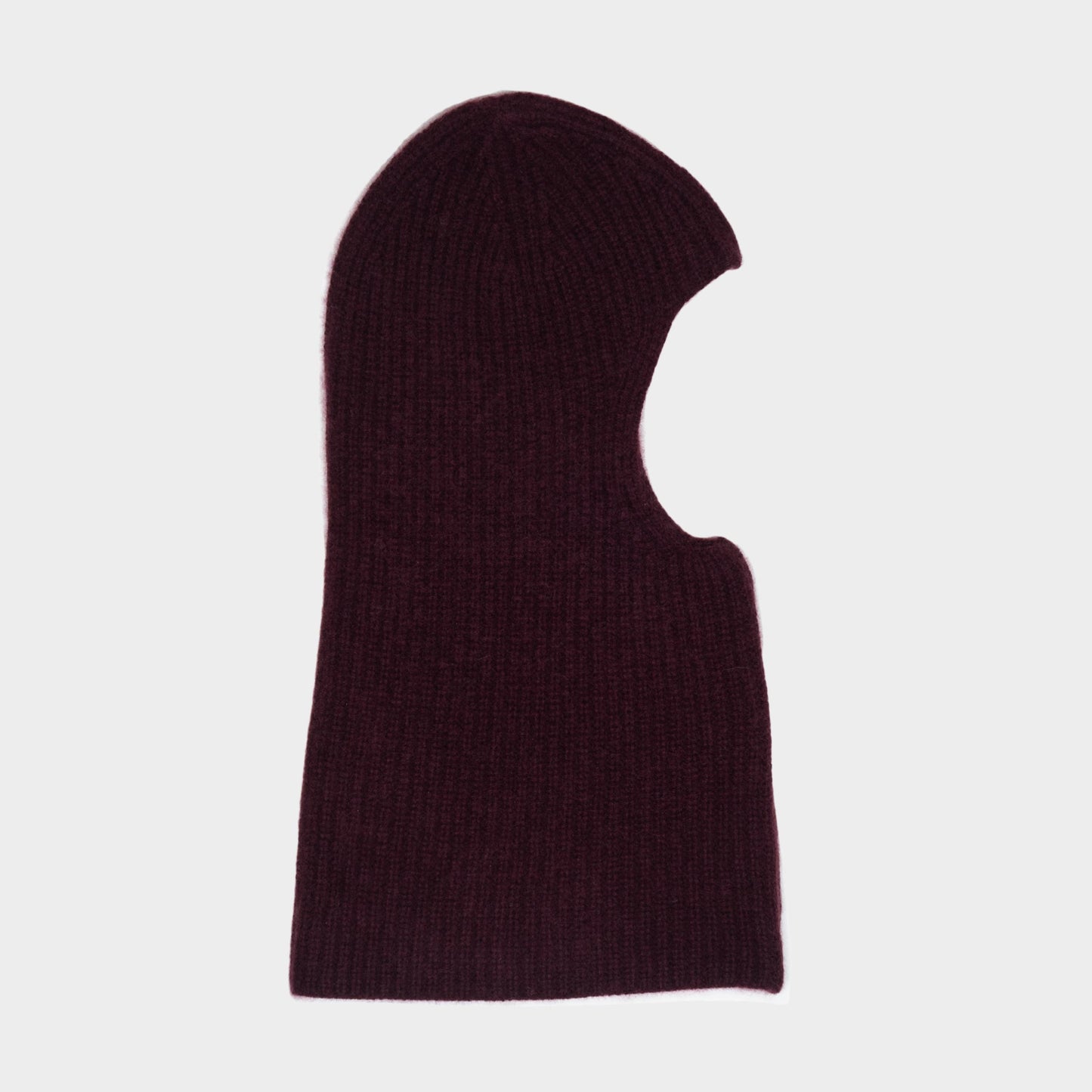 Shaker Stitch Cashmere Balaclava