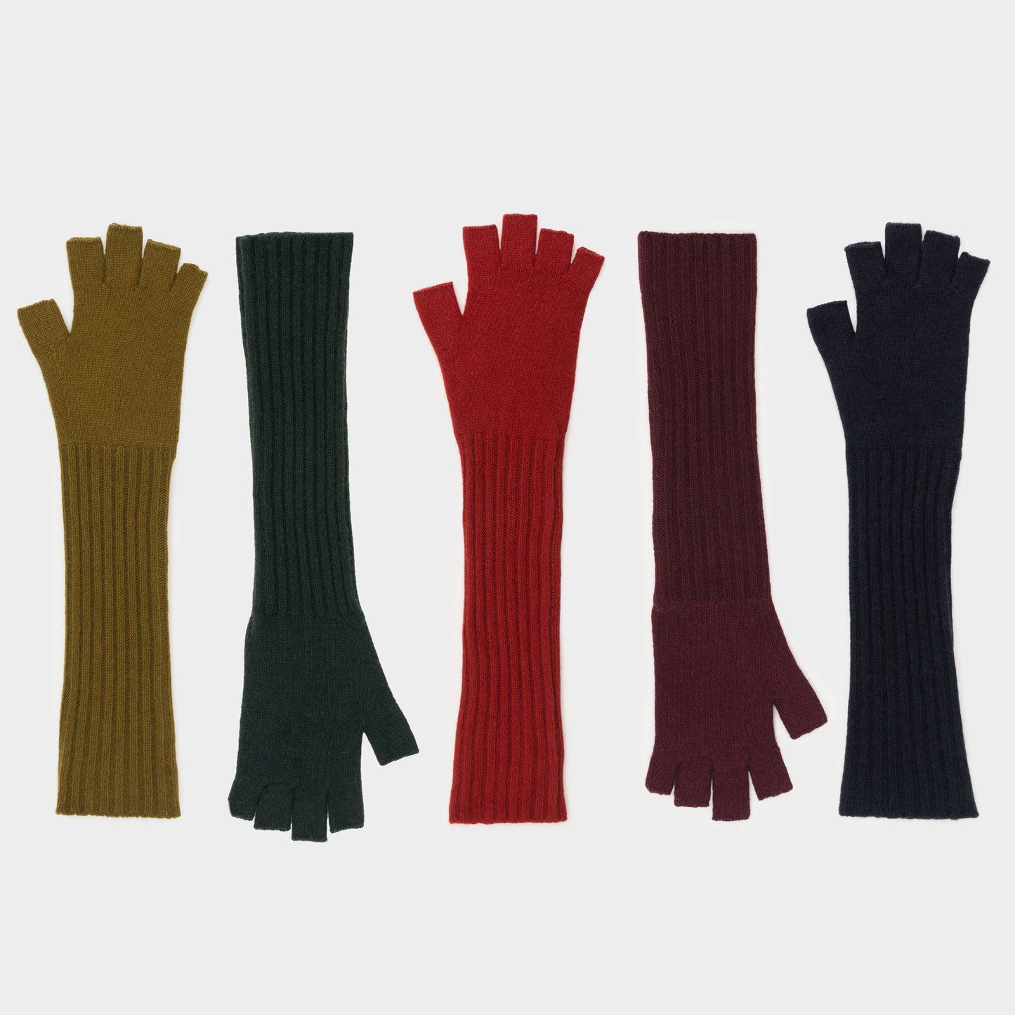 Himalayan Cashmere Long Fingerless Gloves
