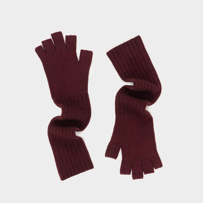 Himalayan Cashmere Long Fingerless Gloves