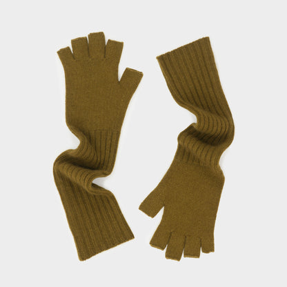 Himalayan Cashmere Long Fingerless Gloves