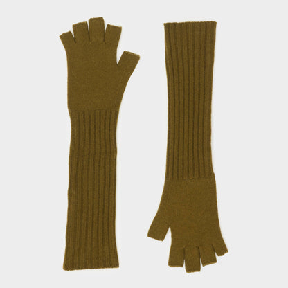 Himalayan Cashmere Long Fingerless Gloves