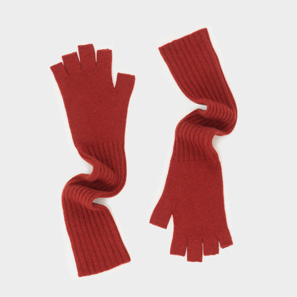 Himalayan Cashmere Long Fingerless Gloves