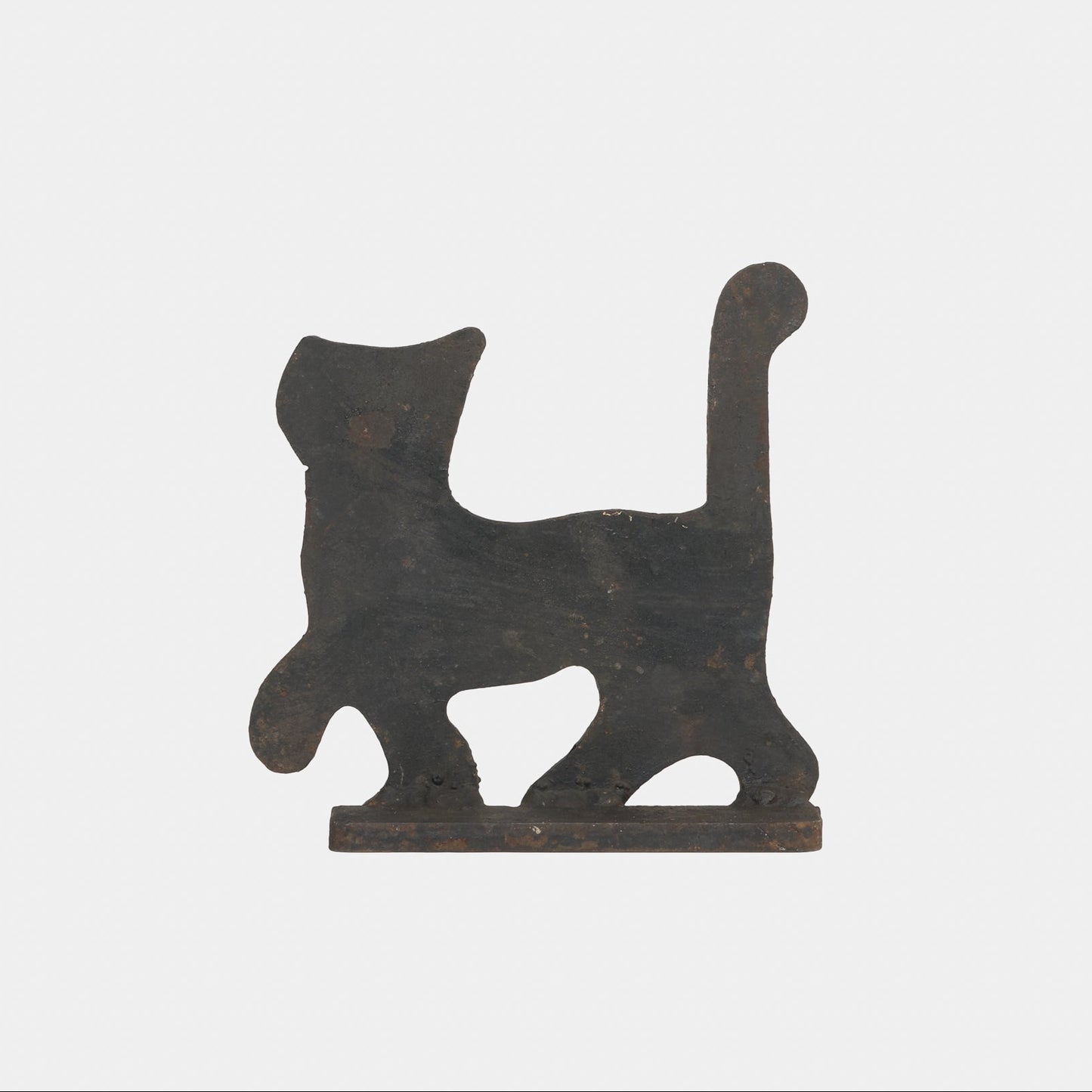 Vintage Metal Cat Door Stop
