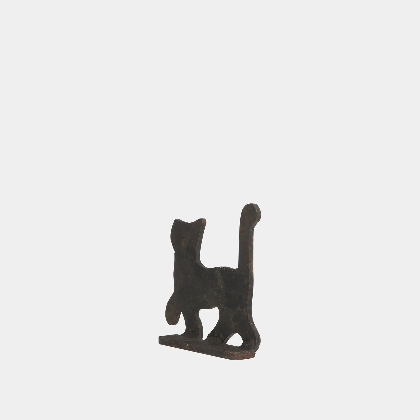 Vintage Metal Cat Door Stop