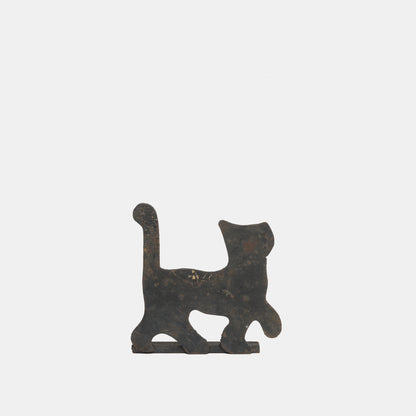 Vintage Metal Cat Door Stop