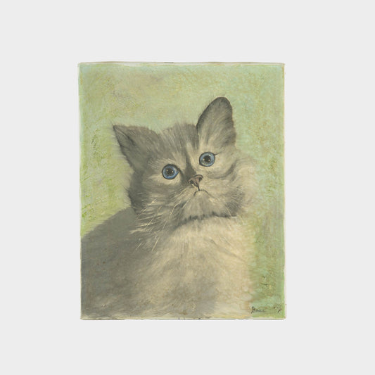 Vintage Cat Painting, California